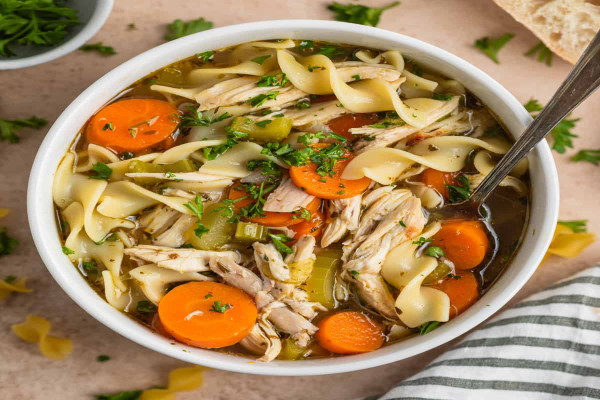 Rotisserie Chicken Noodle Soup