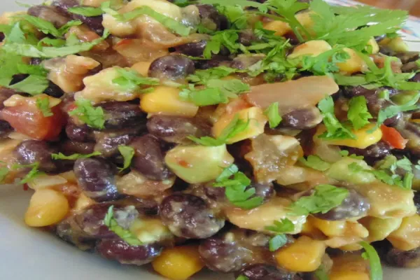 Mexican Style Black Bean and Corn Salad