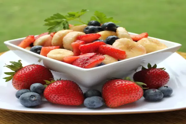Red White and Blueberry Fruit Salad