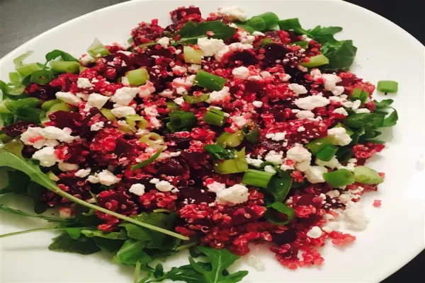Quinoa Beet and Arugula Salad