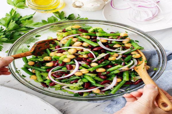 No Sugar Three Bean Salad