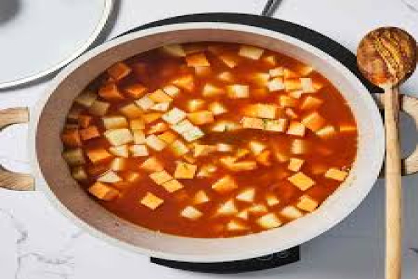 Roasted Cauliflower & Potato Curry Soup